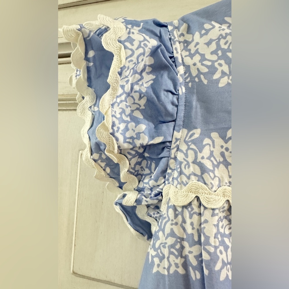 Sail to sable blue midi dress SZ L - Picture 5 of 9